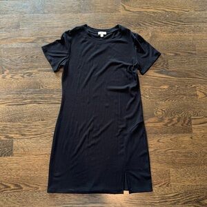 BLack T shirt dress